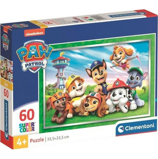 Παιδικό Puzzle Clementoni Super Color Nickelodeon Paw Patrol 60 Κομμάτια 1200-26071