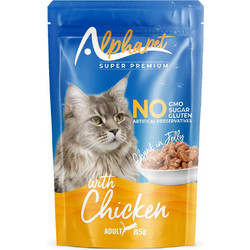 Alphapet Super Premium Adult Gluten & Grain Free with Chicken in Jelly 85gr