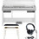 Thomann DP-33 Set Ηλεκτρικό Πιάνο Όρθιο με 88 Βαρυκεντρισμένα Πλήκτρα White