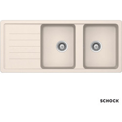 Schock Cristalite 110- Ένθετος Νεροχύτης Γρανίτη Αντιστρεφόμενος Ματ Everest 116X50cm 31300-1511