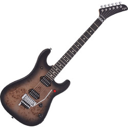 EVH 5150 Series Deluxe Ηλεκτρική Κιθάρα ST Style με Μαγνήτες HH & Ταστιέρα Ebony Black Burst