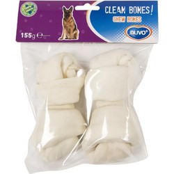 Duvo Plus Knotted Bone Beef Skin 14cm 155gr