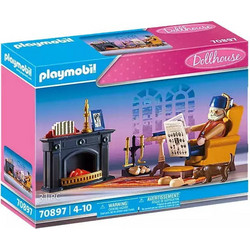 Playmobil Dollhouse Δωμάτιο με Τζάκι για 4-10 Ετών 70897