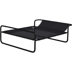 PawHut Υπερυψωμένο Κρεβάτι Σκύλου Μαύρο 91x69cm D04-273V02BK