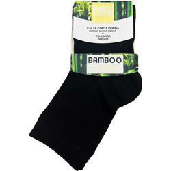 Enrico Coveri Bamboo Γυναικείες Κάλτσες Κοντές Μαύρες WS-1NE