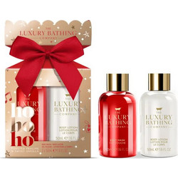 Grace Cole Toasted Praline & Sweet Vanilla Ho Ho Ho Body Wash 50ml + Body Lotion 50ml