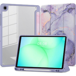 Tech-Protect Smartcase Pen Hybrid Violet Marble (Samsung Galaxy Tab A9 / A11)