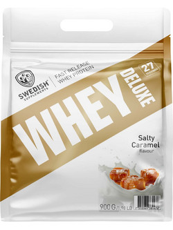 Swedish Supplements Whey Deluxe Salty Caramel Πρωτεΐνη Ορού Γάλακτος Γράμμωσης 900gr