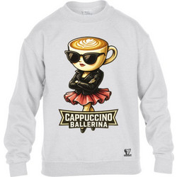 Takeposition Ballerina Cappuccina Παιδικό Φούτερ Λευκό Γκρι 810-1435