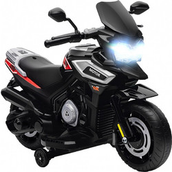 AIYAPLAY Ηλεκτροκίνητο Παιδικό Μηχανάκι 6V Μαύρο 370-428V90BK