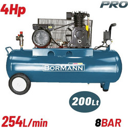 Bormann BAT5018 Κομπρεσέρ Αέρος Ρεύματος 200lt 4hp