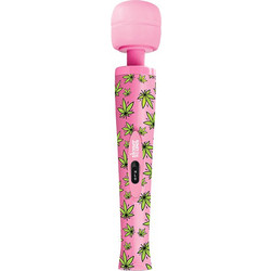Global Novelties Wacky Weed Wand Δονητής Μασάζ Ροζ Kush