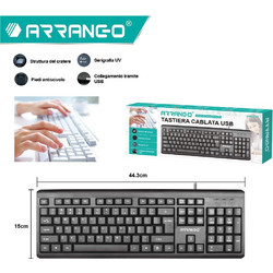 Arrango ASM76398 Black Πληκτρολόγιο