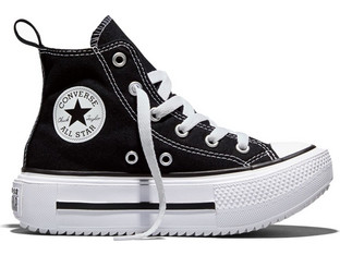 Converse Chuck Taylor All Star Lift Double Stack Black Παιδικά A15868C