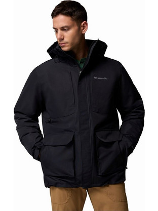 Columbia Ανδρικό Μπουφάν Χειμωνιάτικο Puffer Μαύρο 2134351-010