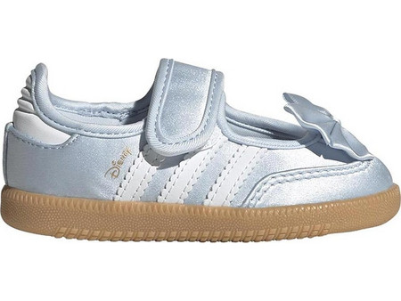 Adidas Originals Disney Samba Παιδικές Μπαλαρίνες Πάνινες με Σκρατς Γαλάζιες IH1760