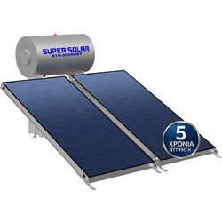 Super Solar SSGX3 Ηλιακός Θερμοσίφωνας 160lt 3m² Glass Τριπλής Ενέργειας Χαμηλού Ύψους