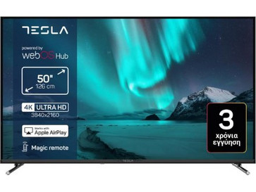 Tesla 50E655BUW Smart Τηλεόραση 50" 4K UHD DLED HDR (2025)