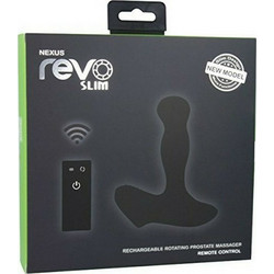 Nexus Revo Slim Πρωκτική Σφήνα Ασύρματη με Δόνηση 15cm Μαύρη