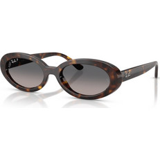 Ray-Ban RB2223 902/M3 Γυναικεία Γυαλιά Ηλίου Οβάλ Κοκάλινα Ταρταρούγα με Γκρι Φακό