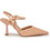 Verde Γόβες Slingback με Λεπτό Ψηλό Τακούνι & Στρας Nude 28-4028