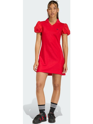 Adidas Mini Καλοκαιρινό Αθλητικό Φόρεμα Κόκκινο KE3438