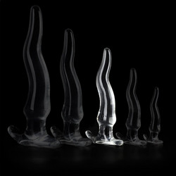 Kinksters Lieps Large Πρωκτική Σφήνα 22cm Διαφανής