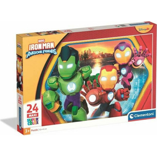 Παιδικό Puzzle Clementoni Maxi Marvel Iron Man & His Awesome Friends 24 Κομμάτια