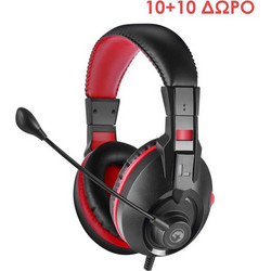 Marvo H8321S Gaming Headset Over Ear Black Red 20pcs