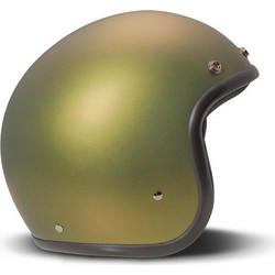DMD Retro Olive Golden Κράνος Μηχανής Jet