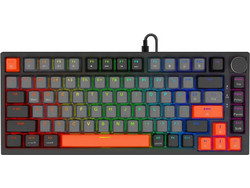 SAVIO Astral Μηχανικό Gaming Πληκτρολόγιο TenKeyLess με Outemu White Διακόπτες RGB Black