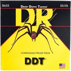 DR Strings Drop-Down Σετ 4 Χορδές Ηλεκτρικού Μπάσου Stainless Steel 55-115"