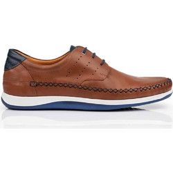 Boxer Ανδρικά Μοκασίνια Boat Shoes Δερμάτινα Ταμπά 21318-15-019