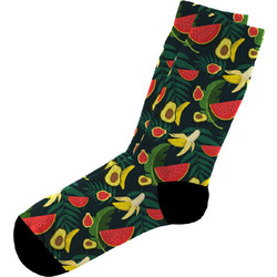Dimisocks Do you Dare Tropical Fruits Ανδρικές Κάλτσες Ψηλές με Σχέδια Κυπαρισσί 60029