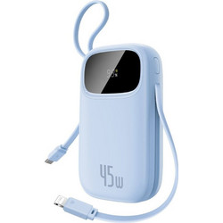 Baseus Enerfill FC31 Qpow 3 Power Bank 10000mAh 45W με Θύρα USB-A & Θύρα USB-C Galaxy Blue