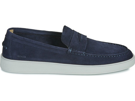 Blackstone Zuko Enzo Ανδρικά Μοκασίνια Loafers Καστόρινα Navy Μπλε DG370