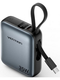 Vention FHFH0 Power Bank 10000mAh 35W Grey