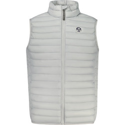 North Sails Αμάνικο Ανδρικό Μπουφάν Puffer Λευκό 901200-0913