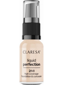Claresa 2 in 1 101.5 Vanilla Liquid Foundation 18gr