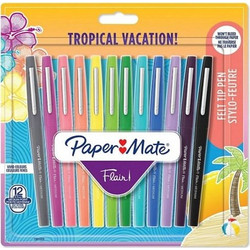 Papermate Tropical Vacation Σετ Στυλό Διαρκείας 12τμχ