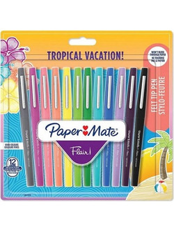 Papermate Tropical Vacation Σετ Στυλό Διαρκείας 12τμχ