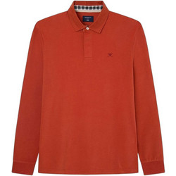 Hackett Ανδρική Μπλούζα Polo Μακρυμάνικη Πορτοκαλί HM570823