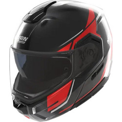 Nolan N90-3 Sincrono 350 Black Red White Κράνος Μηχανής Flip-Up 1630gr