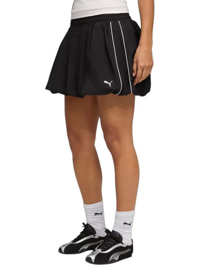 Puma Μίνι Φούστα Υφασμάτινη Balloon Μαύρη 635461-01