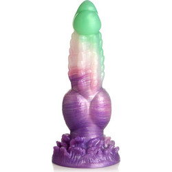 Creature Cocks Aqua Phoenix Ρεαλιστικό Dildo με Βεντούζα 21.8cm Πολύχρωμο