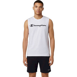 Champion Ανδρικό Αθλητικό T-Shirt Λευκό 222283-WW001