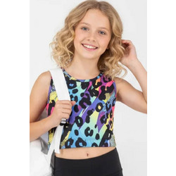 Joyce Παιδικό Crop Top Αμάνικο Μωβ 2613518