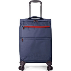 Benzi BZ5826 Βαλίτσα Μεσαία 68x40x24cm με 4 Ρόδες Μπλε