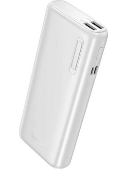Hoco J158A Power Bank 10000mAh 10W με 2 Θύρες USB-A White