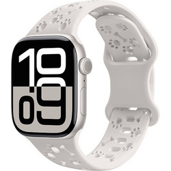 Hoco WA38 Λουράκι Σιλικόνης White (Apple Watch 38 / 40 / 41 / 42mm)